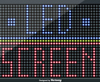 Led Screen Illustration - Fully Editable Elements