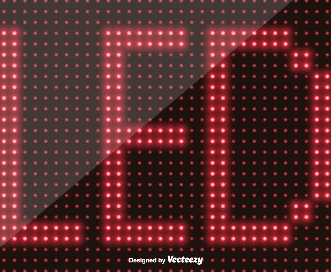 Led Screen Background - Vector Elements