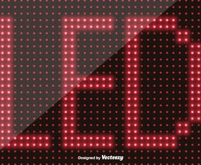 Led Screen Background - Vector Elements
