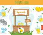 Free Lemonade Stand Vector