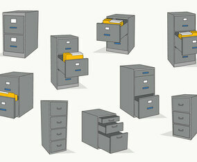 Free Files Cabinet Vector