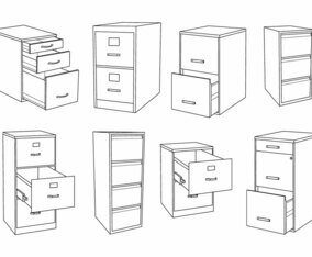 Free File Cabinet Vector