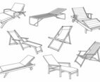 Free Deck Chair Vector