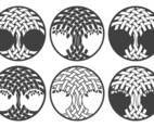Celtic Tree Logo Set