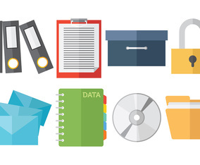 Free File Cabinet Icons Vector