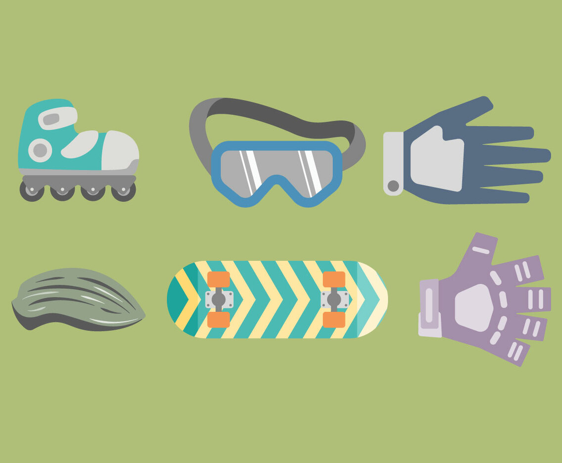 Free Roller Blade Vector 1