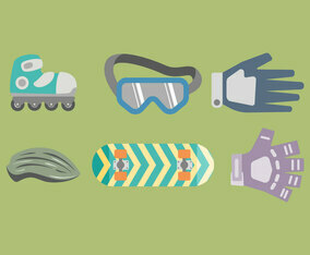 Free Roller Blade Vector 1