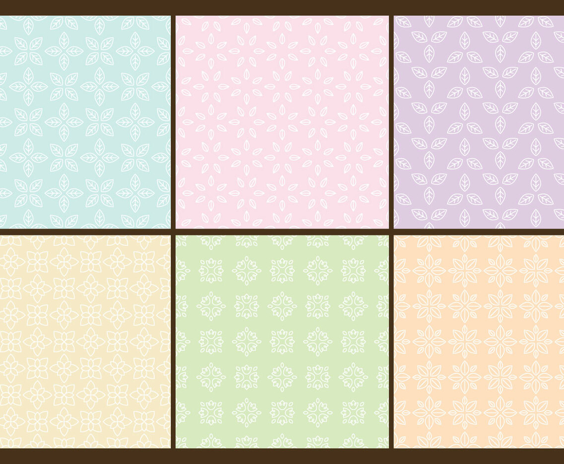 Celtic Vector Leaves Patterns