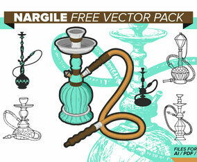 Nargile Free Vector Pack