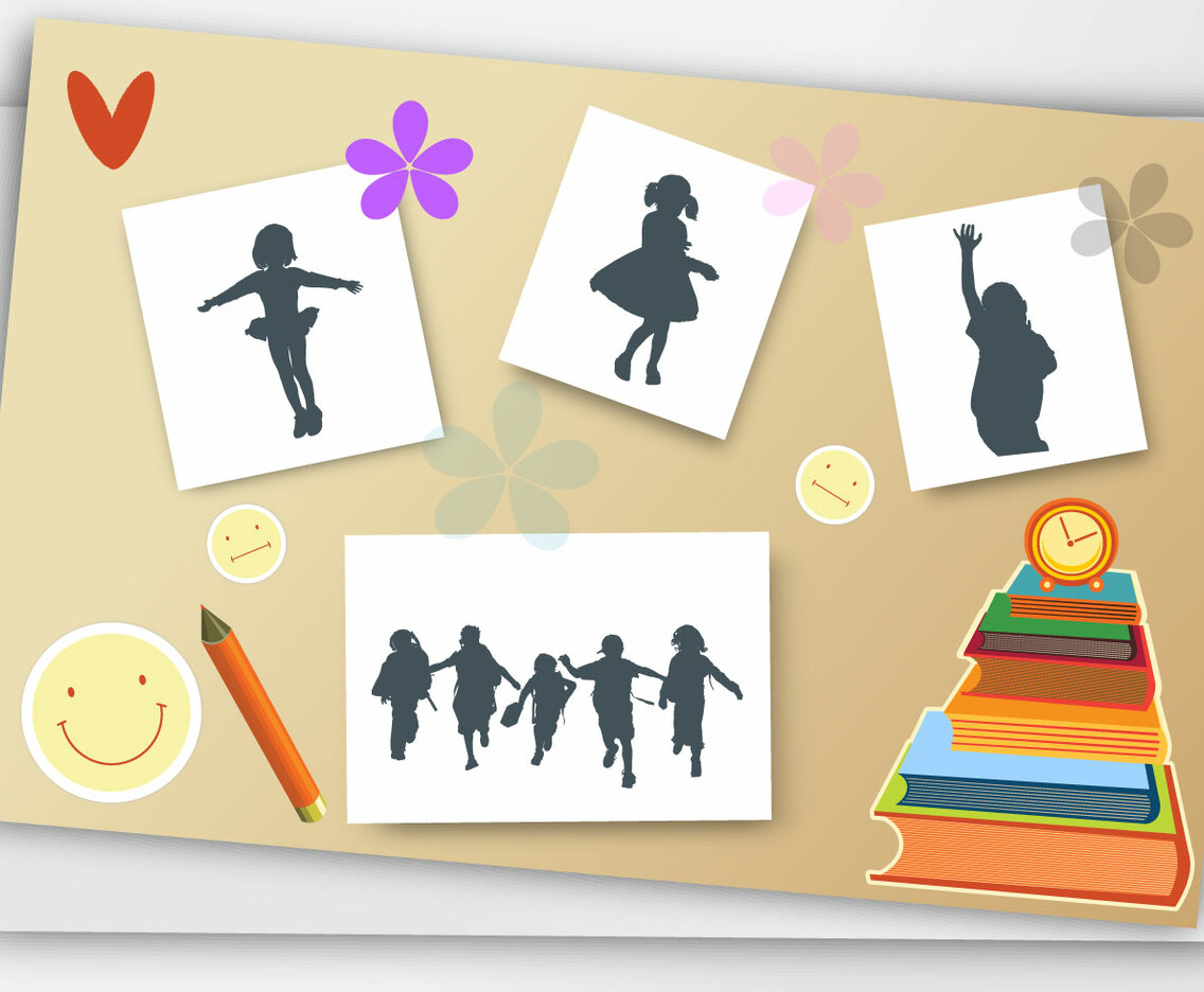 Yearbook for School with pencils book vector