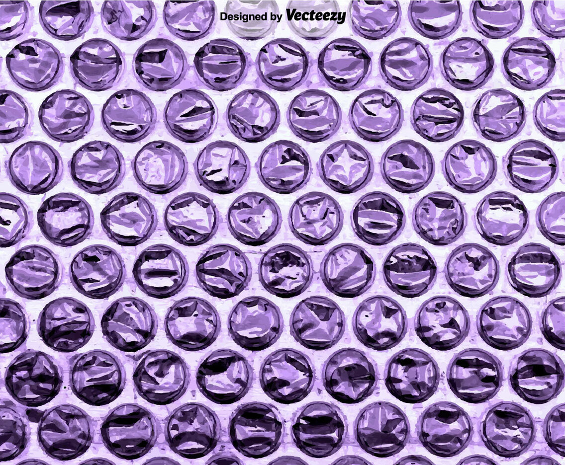 Bubble Wrap Vector Background