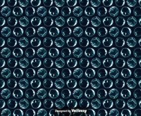 Vector Transparent Bubble Wrap Background