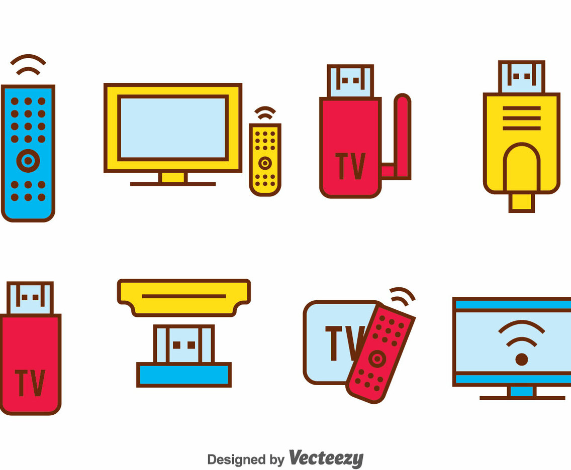 Tv Connection Vector