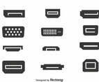 Multimedia Port Collection Vector