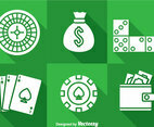 Casino Long Shaow Icons