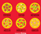 Pizza Collection Vector