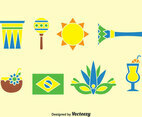 Samba Element Icons Vector
