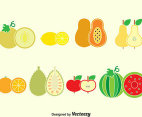 Fruits Collection Vector