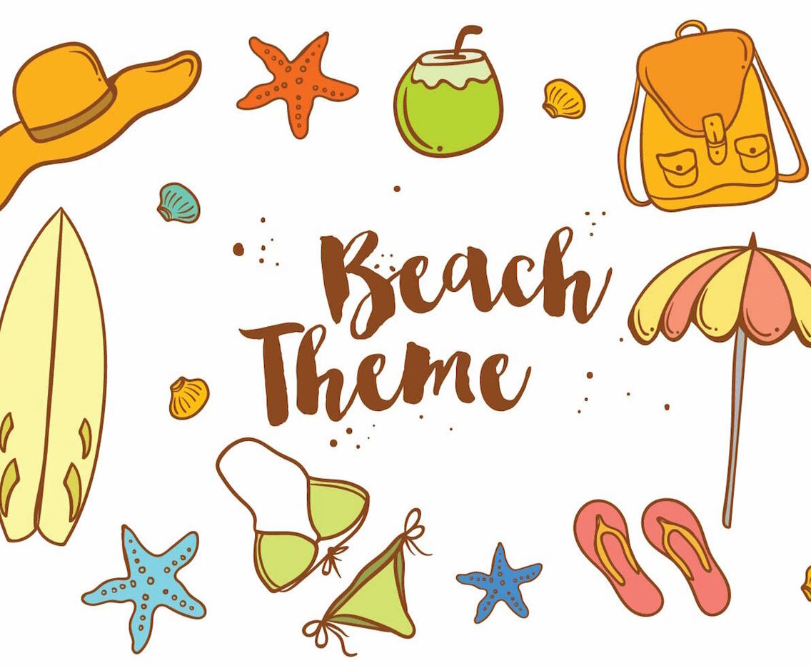 Beach Theme Icon Set