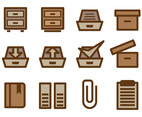 File Cabinet Vector