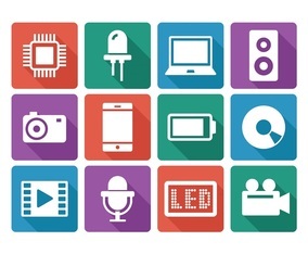 Flat Technology Icon Set