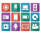 Flat Technology Icon Set