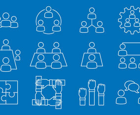 Working Together Icons