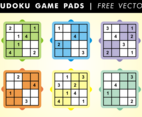 Sudoku Game Pads Free Vector