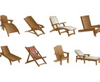 DECK CHAIR VECTOR