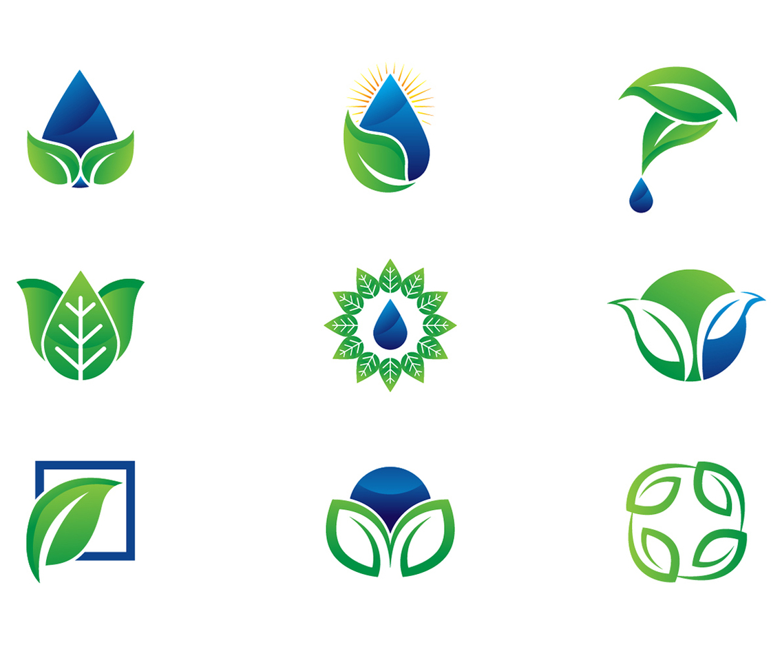 Free LeafHojas Logo Vectors