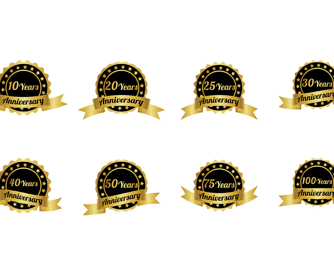 Aniversario Badge Vector 2