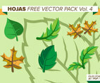 Hojas Free Vector Pack Vol. 4