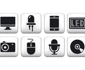 Free Technology Button Icons