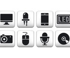 Free Technology Button Icons