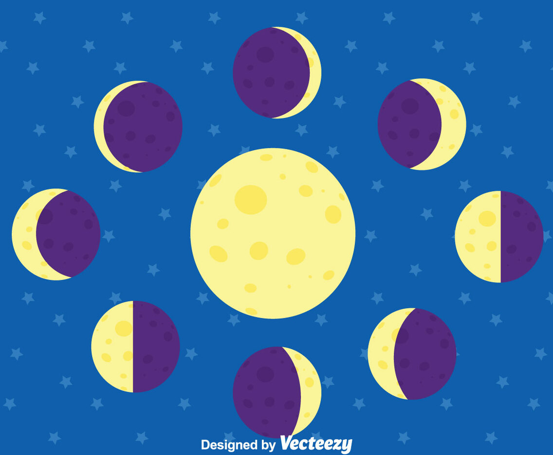 Moon Phase Vector