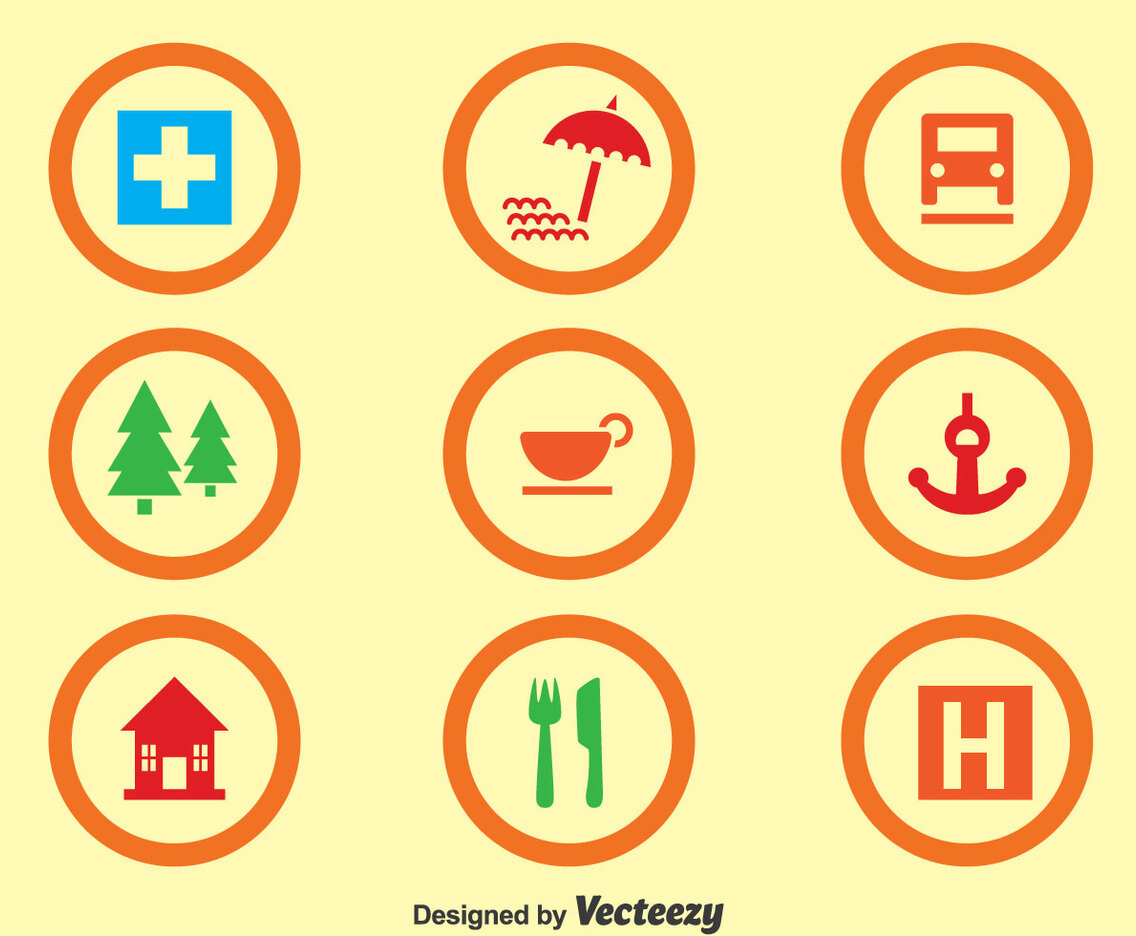 Map Legend Circle Icons