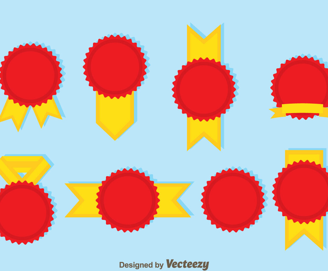 Blank Badge Template Vector