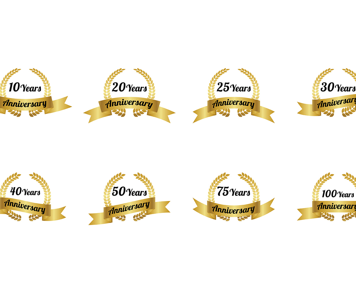 Aniversario Badge Vector