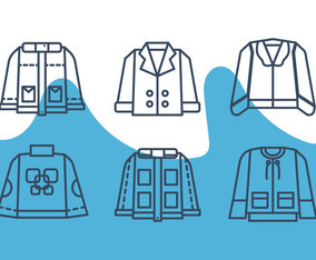 Free Winter Coat Vector 1