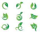 Free Leaf Hojas Logo Vectors