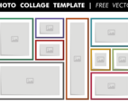 Photo Collage Template Free Vector