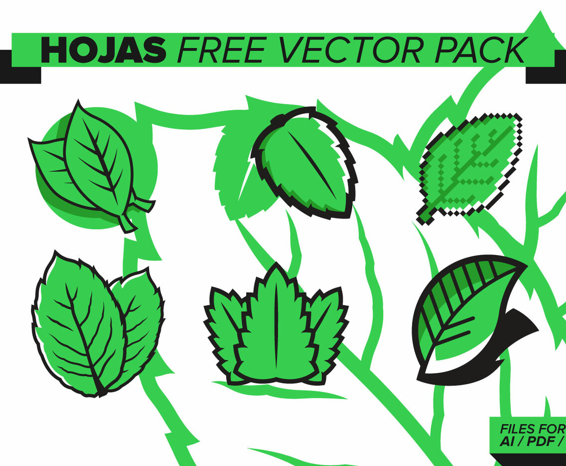 Hojas Free Vector Pack