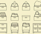 Cabinet Line Icons