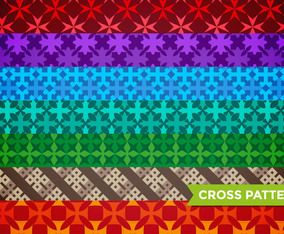 Maltese Cross Pattern Vector