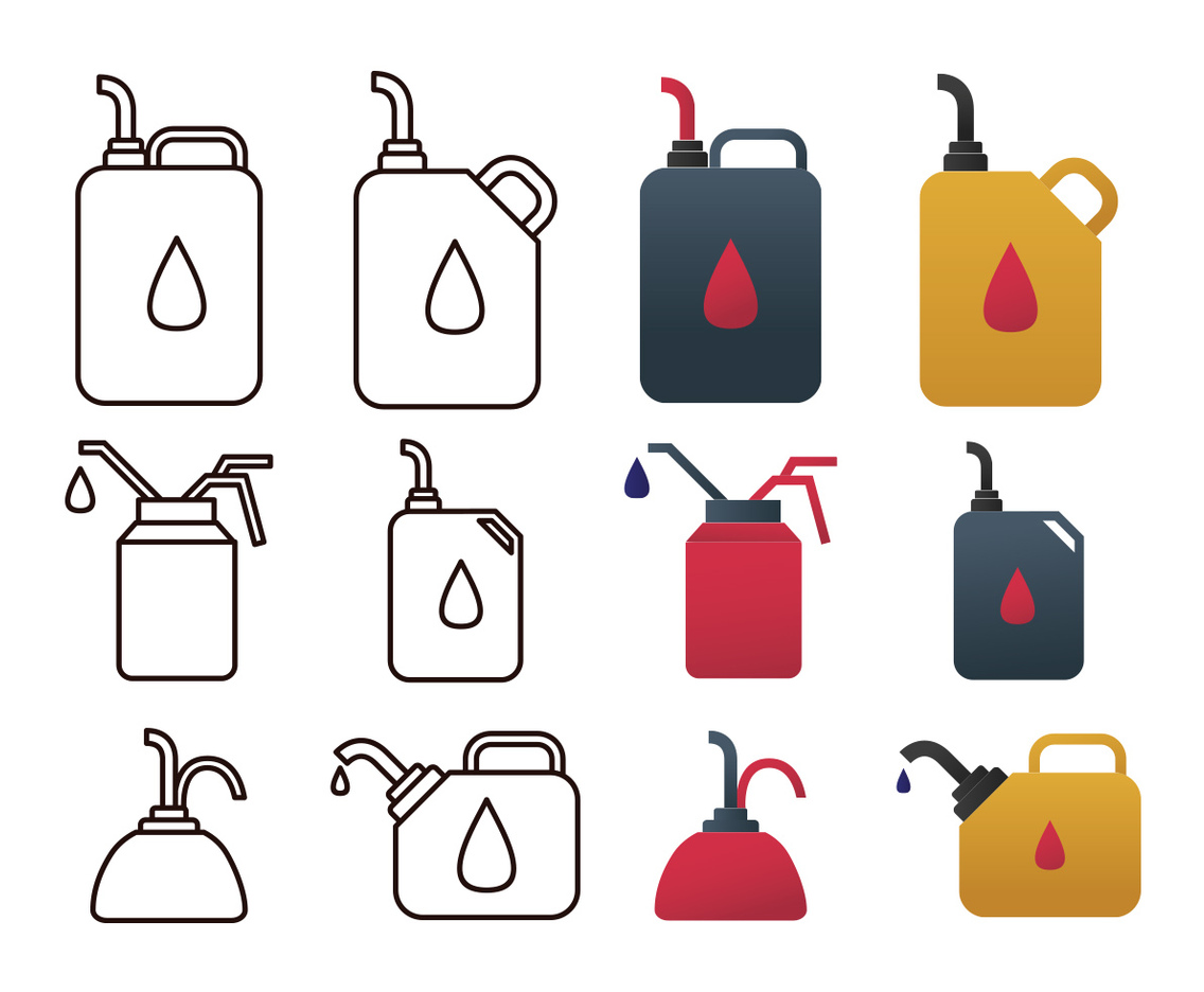 Jerrycan Oil Vector