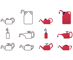 Free Vector Oil Can