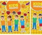 Kids Menu Card Template