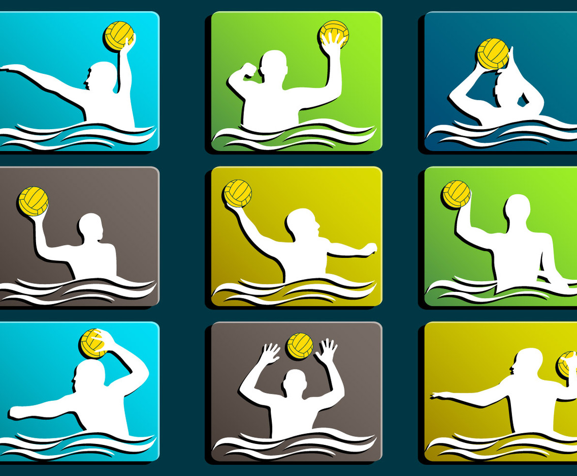 Water Polo Silhouette icon