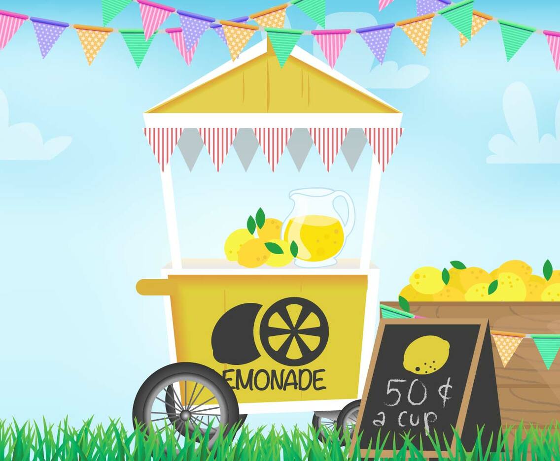 Lemonade Stand Vector