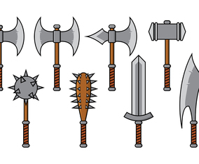 Barbarian Weapon Vector